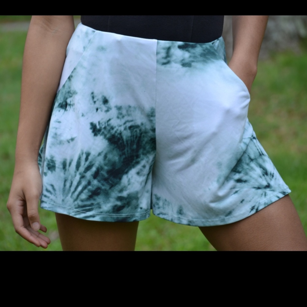Rihanna for River Island Tie Dye Shorts